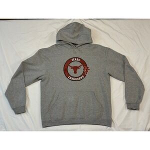 NCAA Texas Longhorns Hoodie Mens XL Gray Fleece Pullover Sweatshirt KA Inc